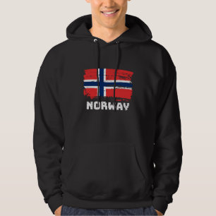 Norwegische Flagge Hoodie