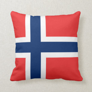 Norwegische Flagge Kissen