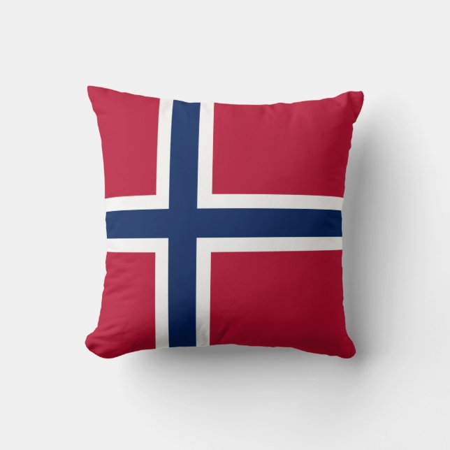 Norwegische Flagge Kissen (Vorderseite)