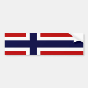 Norwegische Flagge - Kongeriket Norge - Norsk Autoaufkleber
