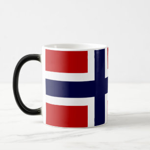 Norwegische Flagge - Kongeriket Norge - Norsk flag Verwandlungstasse