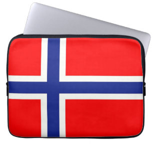 Norwegische Flagge Laptopschutzhülle