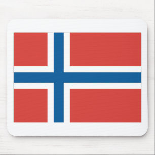 Norwegische Flagge Mousepad