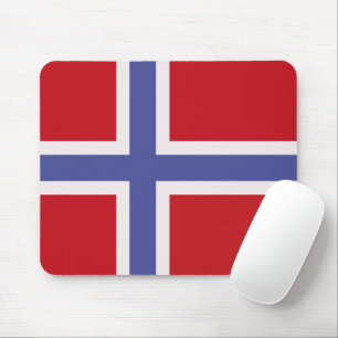Norwegische Flagge Mousepad