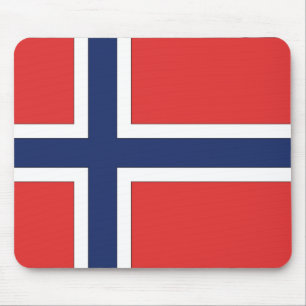 Norwegische Flagge Mousepad