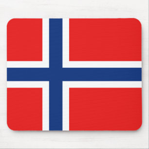 Norwegische Flagge Mousepad