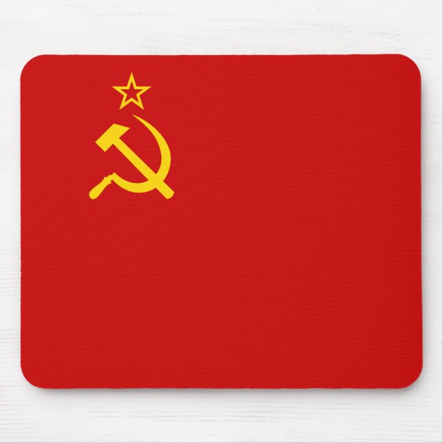 Norwegische Flagge Mousepad (Vorne)