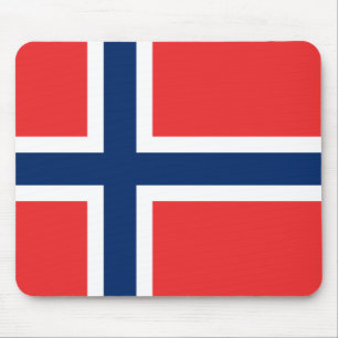 Norwegische Flagge Mousepad