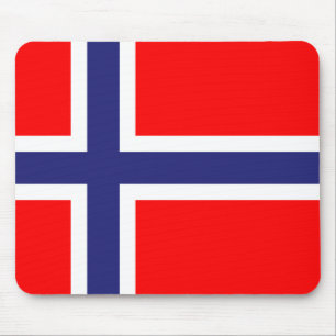 Norwegische Flagge Mousepad