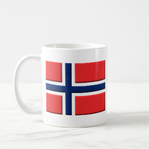 Norwegische Flagge Norsk Mug Tasse