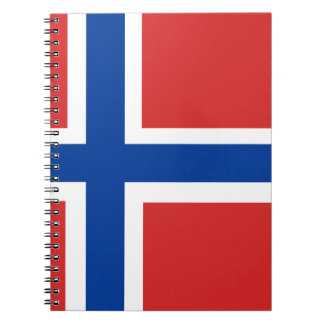 Norwegische Flagge (Norske flagg) Notizblock