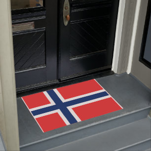 Norwegische Flagge (Norwegen) Fußmatte
