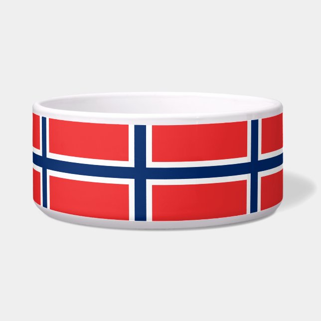 Norwegische Flagge (Norwegen) Napf (Vorderseite)