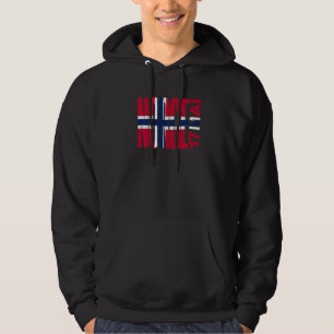 Norwegische Flagge Norwegen Tag 17 Mai Nordisches Hoodie