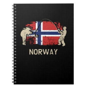 Norwegische Flagge Notizblock