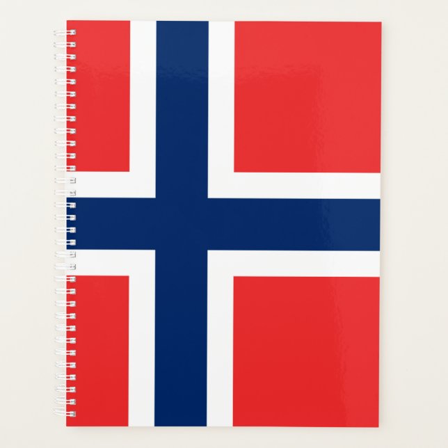 Norwegische Flagge Planer (Vorderseite)