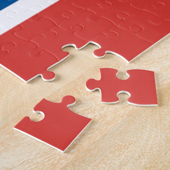 Norwegische Flagge Puzzle (Seite)