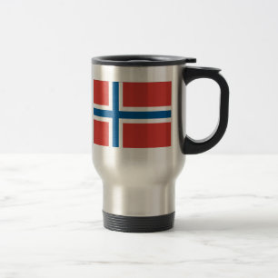 Norwegische Flagge Reisebecher