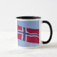 Norwegische Flagge (RF) Tasse (Rechts)