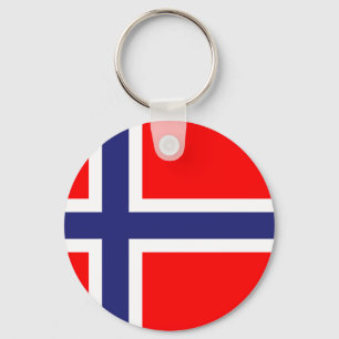 Norwegische Flagge Schlüsselanhänger