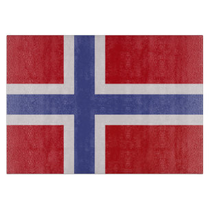 Norwegische Flagge Schneidebrett