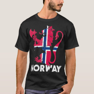 Norwegische Flagge - Skandinavien Osl T-Shirt