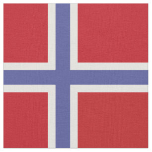 Norwegische Flagge Stoff