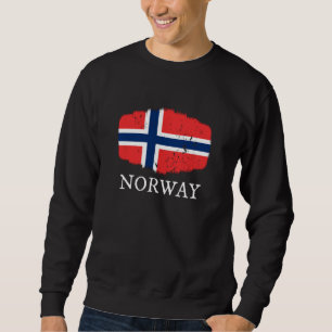 Norwegische Flagge Sweatshirt