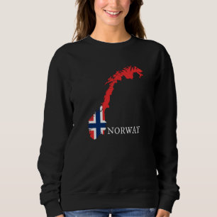 Norwegische Flagge Sweatshirt