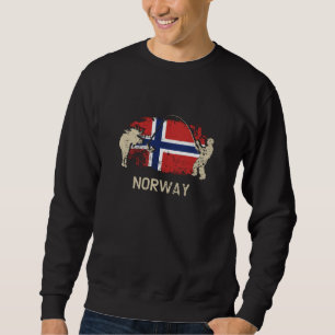 Norwegische Flagge Sweatshirt