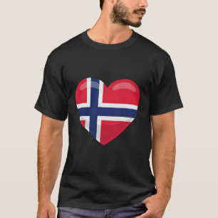 Norwegische Flagge T-Shirt