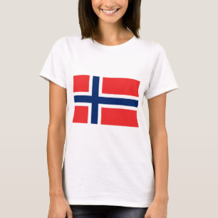 Norwegische Flagge T-Shirt