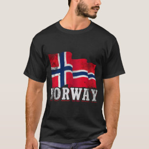 Norwegische Flagge T-Shirt