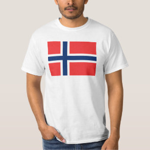 Norwegische Flagge T-Shirt