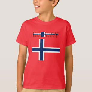Norwegische Flagge T-Shirt