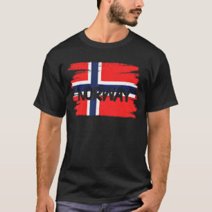 Norwegische Flagge T-Shirt