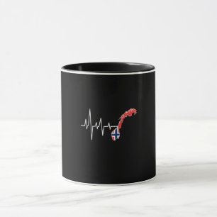 Norwegische Flagge Tasse