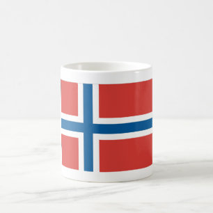 Norwegische Flagge Tasse