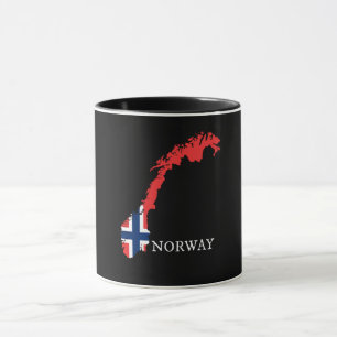 Norwegische Flagge Tasse