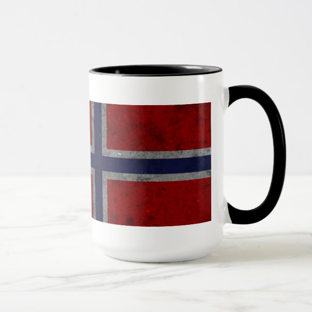 Norwegische Flagge Tasse (Rechts)
