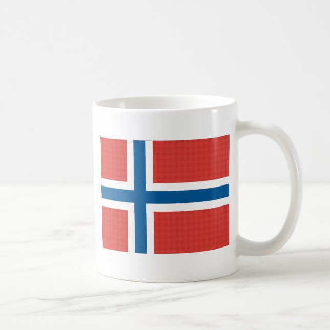 Norwegische Flagge Tasse (Rechts)