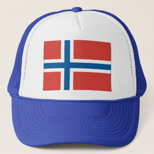 Norwegische Flagge Truckerkappe