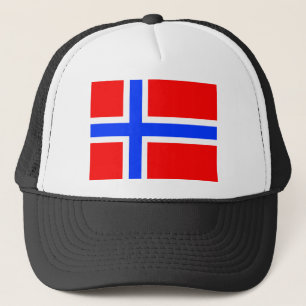 Norwegische Flagge Truckerkappe