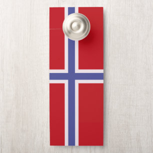 Norwegische Flagge Türanhänger