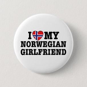 Norwegische Freundin Button