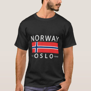 Norwegische Geschichte Oslo Norwegen T-Shirt