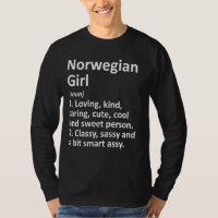 Norwegische Girl Norwegen Funny Country Zuhause Ro