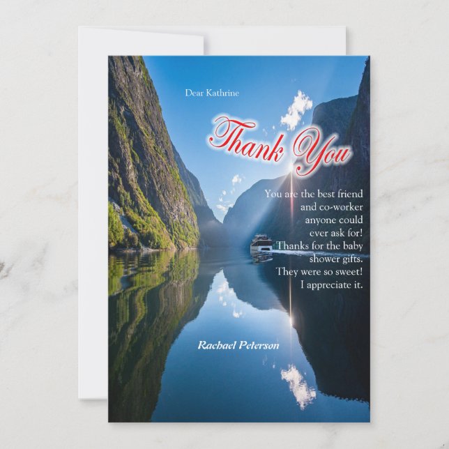 Norwegische Grüße (Vorderseite)