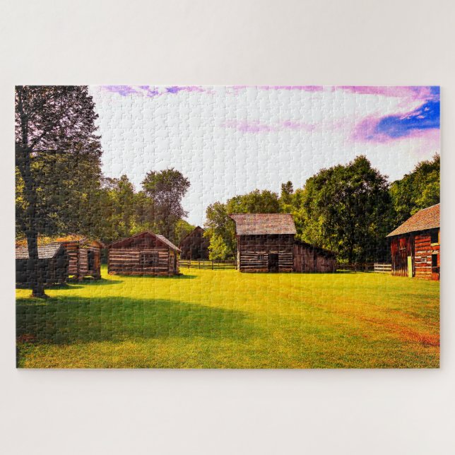Norwegische Heimat Puzzle (Horizontal)