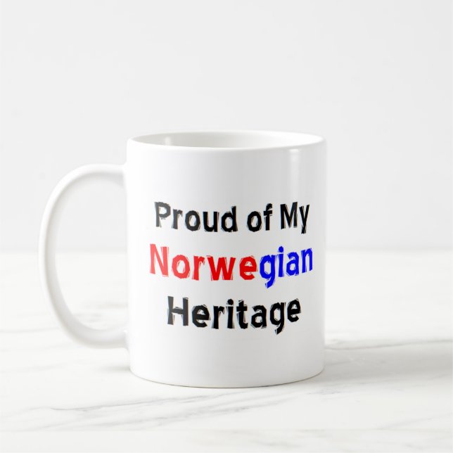 Norwegische Herbstkaffee-Tasse Kaffeetasse (Links)